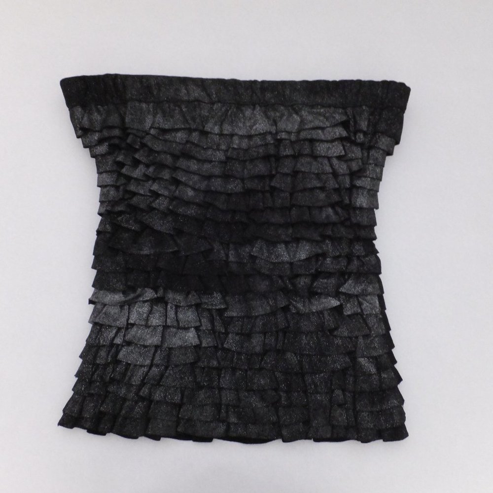 Leather Strapless Top